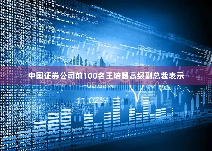 中国证券公司前100名王培暖高级副总裁表示